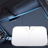 Load image into Gallery viewer, Portable Car Sunshade Protective Curtains, High-Quality Fabric, Easy to Fold And Store, Flexible Sun Visors, Car Front Windshield Sunshade Covers, Fashionable Car Accessories, Sleek Design