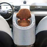 Load image into Gallery viewer, PETFANGFANG Cozy Pet Car Seat - Portable Dog &amp; Cat Travel Bag with Secure Buckle Closure, Polyester Material for Small to Medium Pets