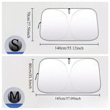 Load image into Gallery viewer, Portable Car Sunshade Protective Curtains, High-Quality Fabric, Easy to Fold And Store, Flexible Sun Visors, Car Front Windshield Sunshade Covers, Fashionable Car Accessories, Sleek Design