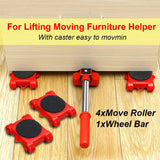 Load image into Gallery viewer, Furniture Moving Transport Roller Set (5 Pcs)