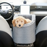 Load image into Gallery viewer, PETFANGFANG Cozy Pet Car Seat - Portable Dog &amp; Cat Travel Bag with Secure Buckle Closure, Polyester Material for Small to Medium Pets