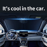 Load image into Gallery viewer, Portable Car Sunshade Protective Curtains, High-Quality Fabric, Easy to Fold And Store, Flexible Sun Visors, Car Front Windshield Sunshade Covers, Fashionable Car Accessories, Sleek Design