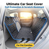 Load image into Gallery viewer, Pet Dog Seat Cover, Hammock-Style Design, Anti-Slip, Durable And Soft Rear Seat Cover for Pets. Made of Thickened 600D Heavy-Duty Fabric, This Pet Car Mat Fits Sedans, Trucks, And Suvs. It Is an Open Mesh Dog Car Seat Cushion