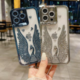 Load image into Gallery viewer, Luxury 3D Peacock Wings Rhinestone Phone Case