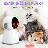 Load image into Gallery viewer, Rechargeable Interactive Cat Toy with Dual Laser Modes and Motion-Activated Fun for Bored Indoor Adult Cats