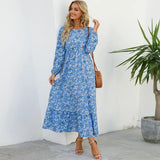 Load image into Gallery viewer, Women Maxi Dresses Sping Autumn Bohemian Casual Full Sleeve