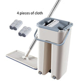 Load image into Gallery viewer, Flat Squeeze Magic Automatic Mop And Bucket