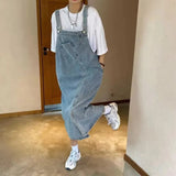Load image into Gallery viewer, Spring Summer Denim Overall Dress Women Sleeveless Jeans