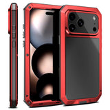 Load image into Gallery viewer, Luxury Heavy Duty Case For iPhone 17 16 15 Pro Max Plus Metal Heavy Duty 360 Full Body Shockproof Armour Protective Cover Fundas