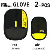 Load image into Gallery viewer, Pet Hair Remover Gloves Electrostatic for Cats Dogs, Reusable Washable Grooming Glove with 2-in-1 Lint Roller Brush - Safe Non-T