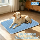 Load image into Gallery viewer, KEMORELA 2PCS Dog Cooling Mat Summer Pet Cold Bed Extra Large For Small Big Dogs Pet Accessories Training Mat Washable Mat