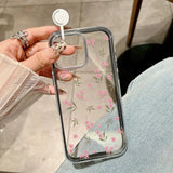 Load image into Gallery viewer, 2 in 1 Candy Color Phone Case For iPhone 11 16 17 Pro Max 13 15 14 12 17 Air 17promax Soft TPU Transparent Flower Funda Cover