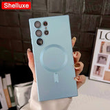 Load image into Gallery viewer, Luxury For Magsafe Magnetic Soft TPU Case Shelluxe For Samsung Galaxy S26 S25 EDGE S24 S23 S22 Ultra S21 Plus S20 FE Phone Cover