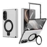 Load image into Gallery viewer, Case for Samsung Galaxy Z Fold 8 Ultra Fold 8 7 6 5 4 Magnetic Hinge Protection with Screen Protector Rotate Ring Holder Cover