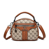 Load image into Gallery viewer, Genuine Brnad Top Quality Leather Small Tote Shoulder Bags for Women New Messenger Bags Designer Crossbody Bag Two Layers Sac