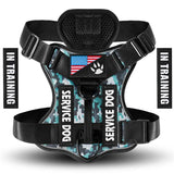 Load image into Gallery viewer, Oxford Working Dog Harness Reflective Medium Large Dog Vest Harness with 5 PCS Patches WD Harness Pet Dog Accessories