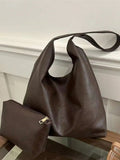Load image into Gallery viewer, Large Capacity Solid Color Women's Shoulder Bag, Multifunctional Crossbody Bag, Women's Shoulder Tote Bag, Large Capacity Crossbody Tote Bag, Casual Work Bag