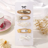 Load image into Gallery viewer, 5Pcs BB Clips Set for Children Hair Accessories Sweet Hair bangs