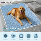 Load image into Gallery viewer, KEMORELA 2PCS Dog Cooling Mat Summer Pet Cold Bed Extra Large For Small Big Dogs Pet Accessories Training Mat Washable Mat