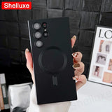 Load image into Gallery viewer, Luxury For Magsafe Magnetic Soft TPU Case Shelluxe For Samsung Galaxy S26 S25 EDGE S24 S23 S22 Ultra S21 Plus S20 FE Phone Cover