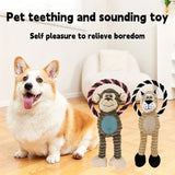 Load image into Gallery viewer, Plush Bone Dog Squeaky Toy Puppy Teething Molar Chew Toy Squeaker Interactive Training Play Toy Pet Daily Care Accessories