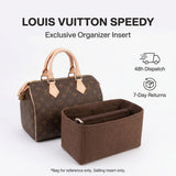 Load image into Gallery viewer, Organisateur de Sac Felt Purse Insert Organizer for Luxury Handbag Speedy 25 30 35 Makeup Bag Shaper Liner Travel Inner Pouch