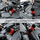 Load image into Gallery viewer, Portable Car Wheel Tire Detailing Brushes Car Wheel Rim Cleaning Maintenance Tool Kit Car Bicycle Motorcycle Cleaning Tools