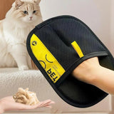 Load image into Gallery viewer, Pet Hair Remover Gloves Electrostatic for Cats Dogs, Reusable Washable Grooming Glove with 2-in-1 Lint Roller Brush - Safe Non-T