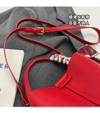 Load image into Gallery viewer, Hot Selling Simplicity High-end Women's Crossbody Bag PU Material Versatile Bucket Bag Fashion Handbag Commuting
