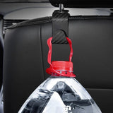 Load image into Gallery viewer, Universal Car Seat Headrest Hanger 4 Pack Carbon Fiber Pattern Back Seat Storage Hook Handbag Clothes Holder Vehicle Interior Pa
