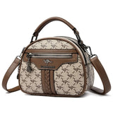 Load image into Gallery viewer, Genuine Brnad Top Quality Leather Small Tote Shoulder Bags for Women New Messenger Bags Designer Crossbody Bag Two Layers Sac