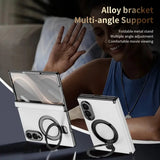 Load image into Gallery viewer, Case for Samsung Galaxy Z Fold 8 Ultra Fold 8 7 6 5 4 Magnetic Hinge Protection with Screen Protector Rotate Ring Holder Cover