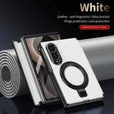 Load image into Gallery viewer, Case for Samsung Galaxy Z Fold 8 Ultra Fold 8 7 6 5 4 Magnetic Hinge Protection with Screen Protector Rotate Ring Holder Cover