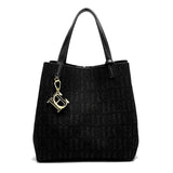 Load image into Gallery viewer, CH Women's Handbag Large Capacity Women's Simple Daily Commute Versatile Solid Color Letter Printed Design Shoulder Bag