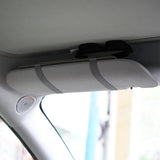 Load image into Gallery viewer, Car Glasses Storage PU Leather Multi-Function Sun Visor Point Organizer Storage Pocket Auto Sunglasses Holder Cards Organizer