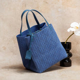 Load image into Gallery viewer, CHCH Tote Bag New Large Capacity Black Simple Knitted Shopping Bag 27*20*28cm