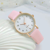 Load image into Gallery viewer, Casual Women's Watch Pu Leather Strap Wristwatch