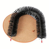 Load image into Gallery viewer, Cat Toy Arch Self Groome Pamper Feline with A Massage Grooming Rubbing Brush with Scratching Pad Toy for Cats Interactive Toys