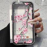 Load image into Gallery viewer, 2 in 1 Candy Color Phone Case For iPhone 11 16 17 Pro Max 13 15 14 12 17 Air 17promax Soft TPU Transparent Flower Funda Cover