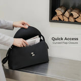 Load image into Gallery viewer, Luxury Soft Business Shoulder Bag, Featuring Adjustable Shoulder Strap, Detachable Waist Belt and Cotton Lining - Available in Dark Color Options
