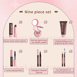 Load image into Gallery viewer, HiVi Makeup Gift Box Powder Glue Record Limited Lipstick