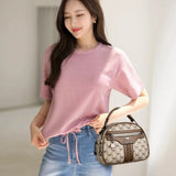 Load image into Gallery viewer, Genuine Brnad Top Quality Leather Small Tote Shoulder Bags for Women New Messenger Bags Designer Crossbody Bag Two Layers Sac