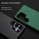 Load image into Gallery viewer, for Magsafe Case for Samsung Galaxy S26 S24 S25 Ultra Plus Natural Cowhide Leather Magnetic Protector Luxury Phone Back Cover