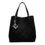Load image into Gallery viewer, CH Women's Handbag Large Capacity Women's Simple Daily Commute Versatile Solid Color Letter Printed Design Shoulder Bag