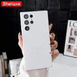Load image into Gallery viewer, Luxury For Magsafe Magnetic Soft TPU Case Shelluxe For Samsung Galaxy S26 S25 EDGE S24 S23 S22 Ultra S21 Plus S20 FE Phone Cover