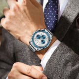 Load image into Gallery viewer, POEDAGAR Fashion Brand Men Watch Waterproof Stainless Steel