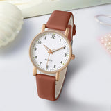 Load image into Gallery viewer, Casual Women's Watch Pu Leather Strap Wristwatch