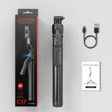 Load image into Gallery viewer, AI Smart Gimbal Tripod Selfie Stick Foldable 360° Auto Follow-Up Face Tracking Gimbal All-in-one Phone Holder For smartphone