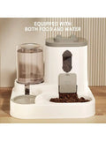 Load image into Gallery viewer, 2 In 1 Automatic Cat Feeder Water Dispenser Dual Purpose Auto Portion Control Pet Food Water Bowl for Small Dogs Kittens