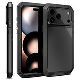 Load image into Gallery viewer, Luxury Heavy Duty Case For iPhone 17 16 15 Pro Max Plus Metal Heavy Duty 360 Full Body Shockproof Armour Protective Cover Fundas